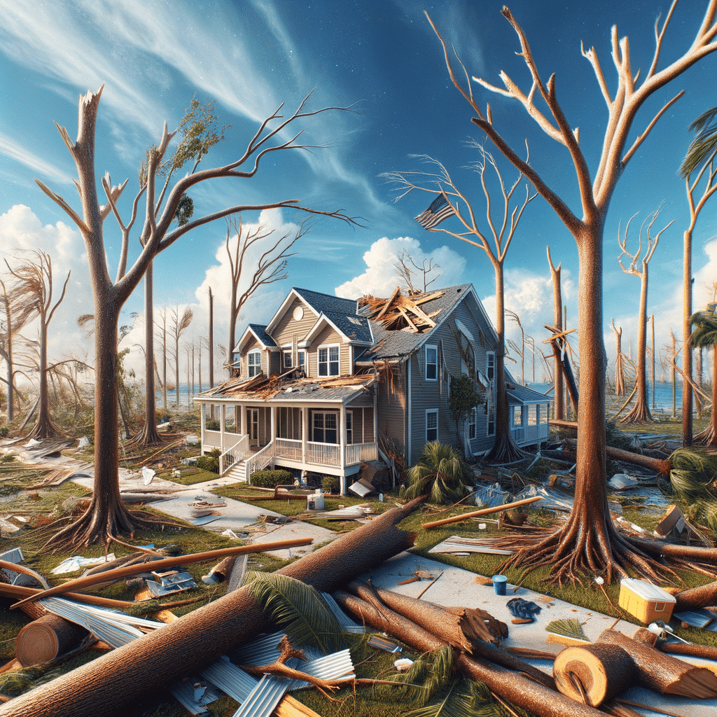 hurricane debby damage in florida roof repair