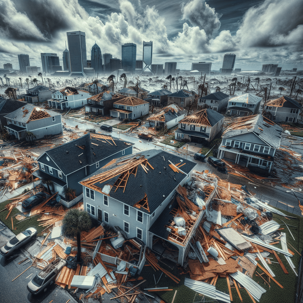 Jacksonville roof inspection for hurricane damage