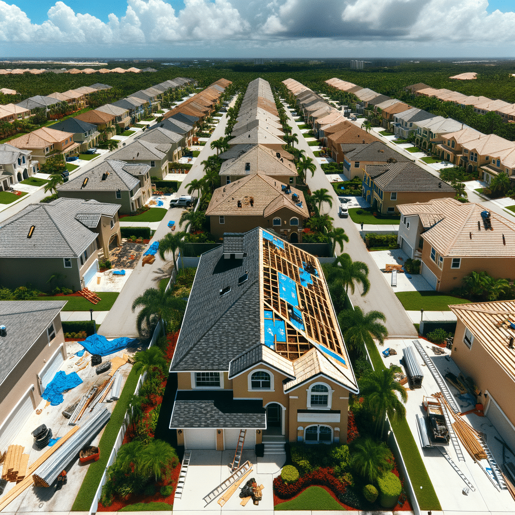 Palm Coast residential roof installation