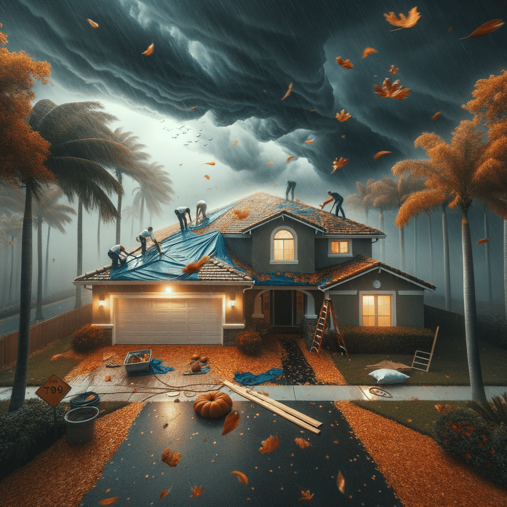 Palm Coast roof repair for fall storms