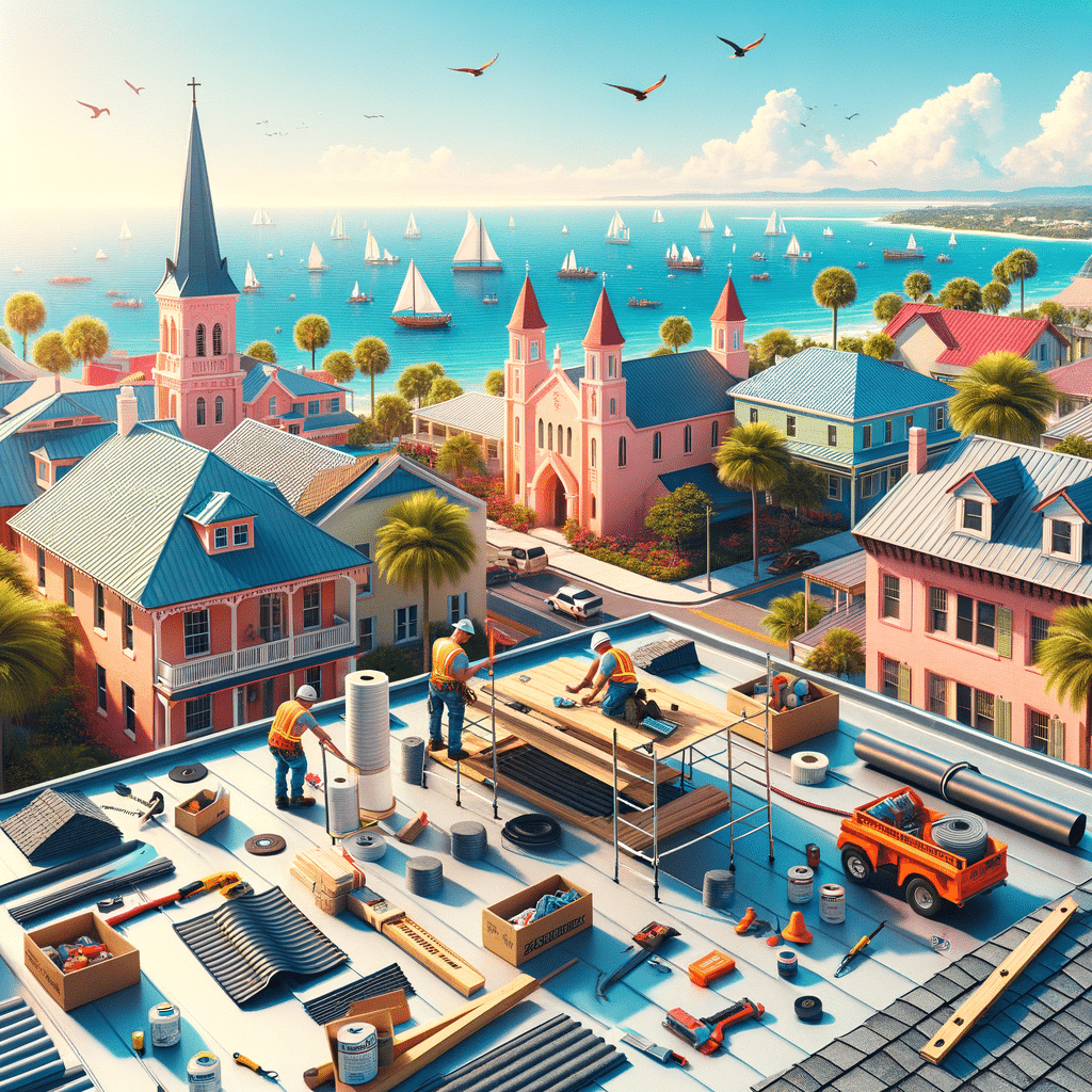 St. Augustine commercial roof installation