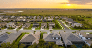 roof inspection Florida being performed on home in November